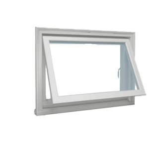 open double hung window