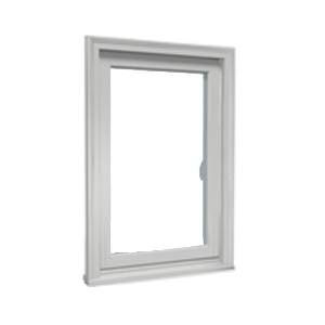 closed double hung window