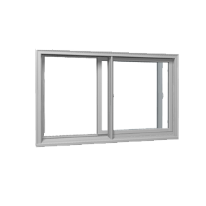 open double hung window