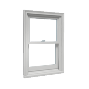 closed single hung window