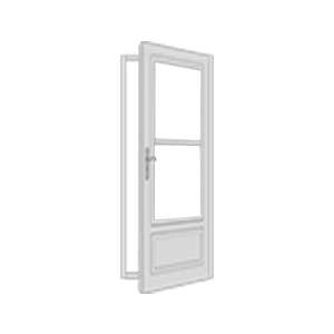 open double hung window